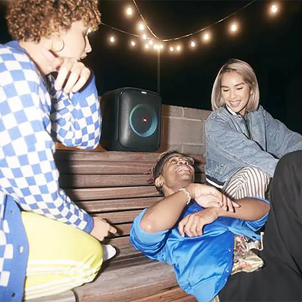 JBL Partybox Encore Essential Portable Bluetooth® Speaker with Light Display in use