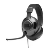 JBL Quantum 200 Wired Over-Ear Gaming Headset with Flip-Up Mic in Black
