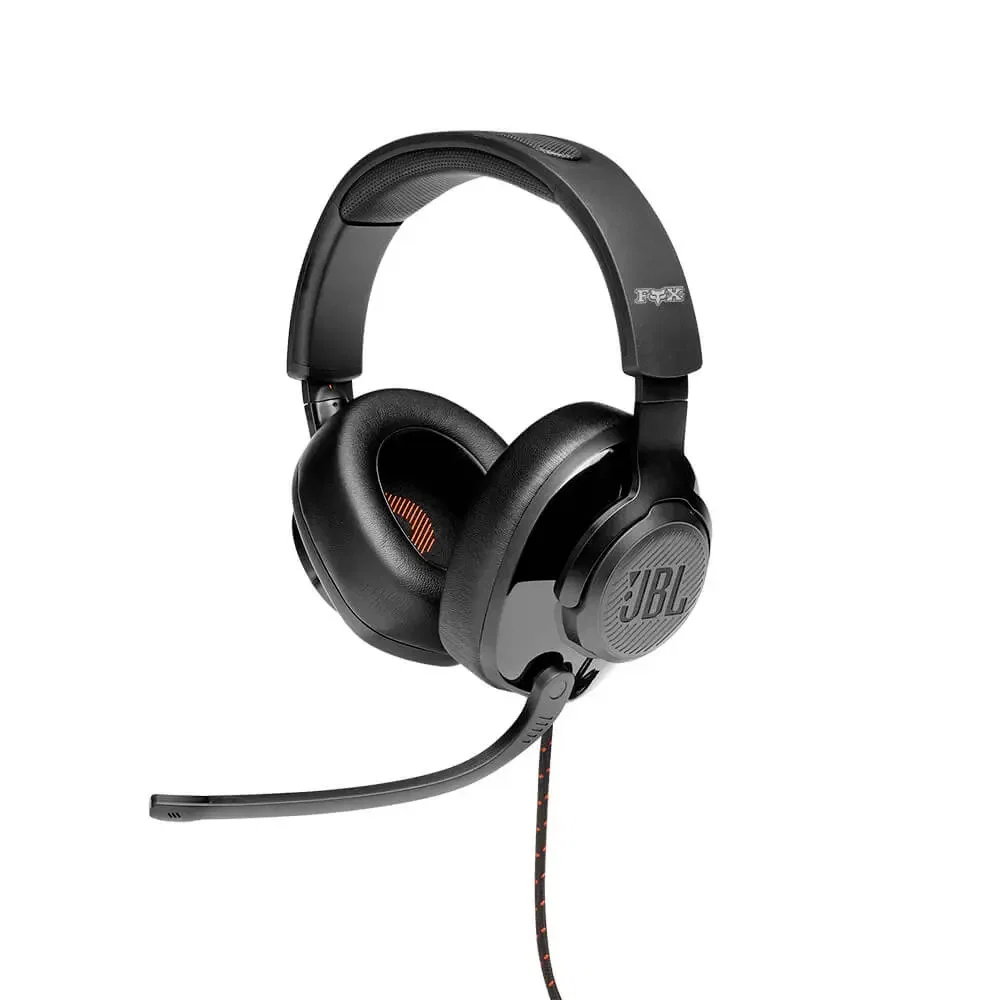 JBL Quantum 200 Wired Over-Ear Gaming Headset with Flip-Up Mic — view 2