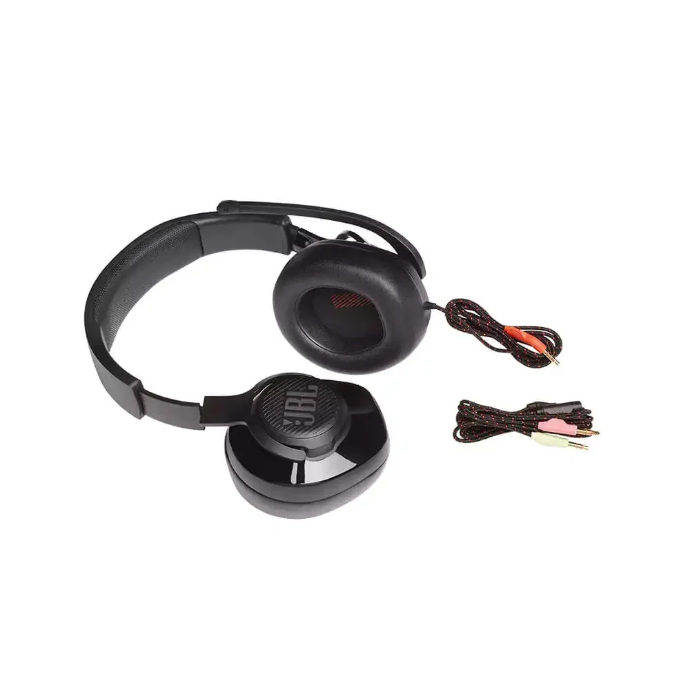 JBL Quantum 200 Wired Over-Ear Gaming Headset with Flip-Up Mic — view 5