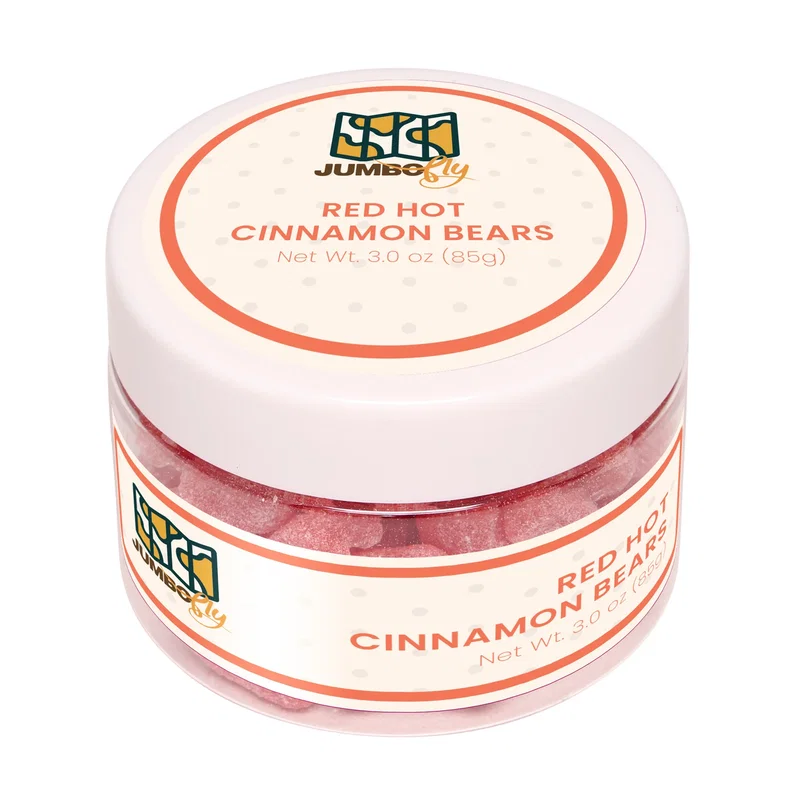 Jelly Belly® Unbearably Hot Cinnamon Bears: Small Jar — view 2