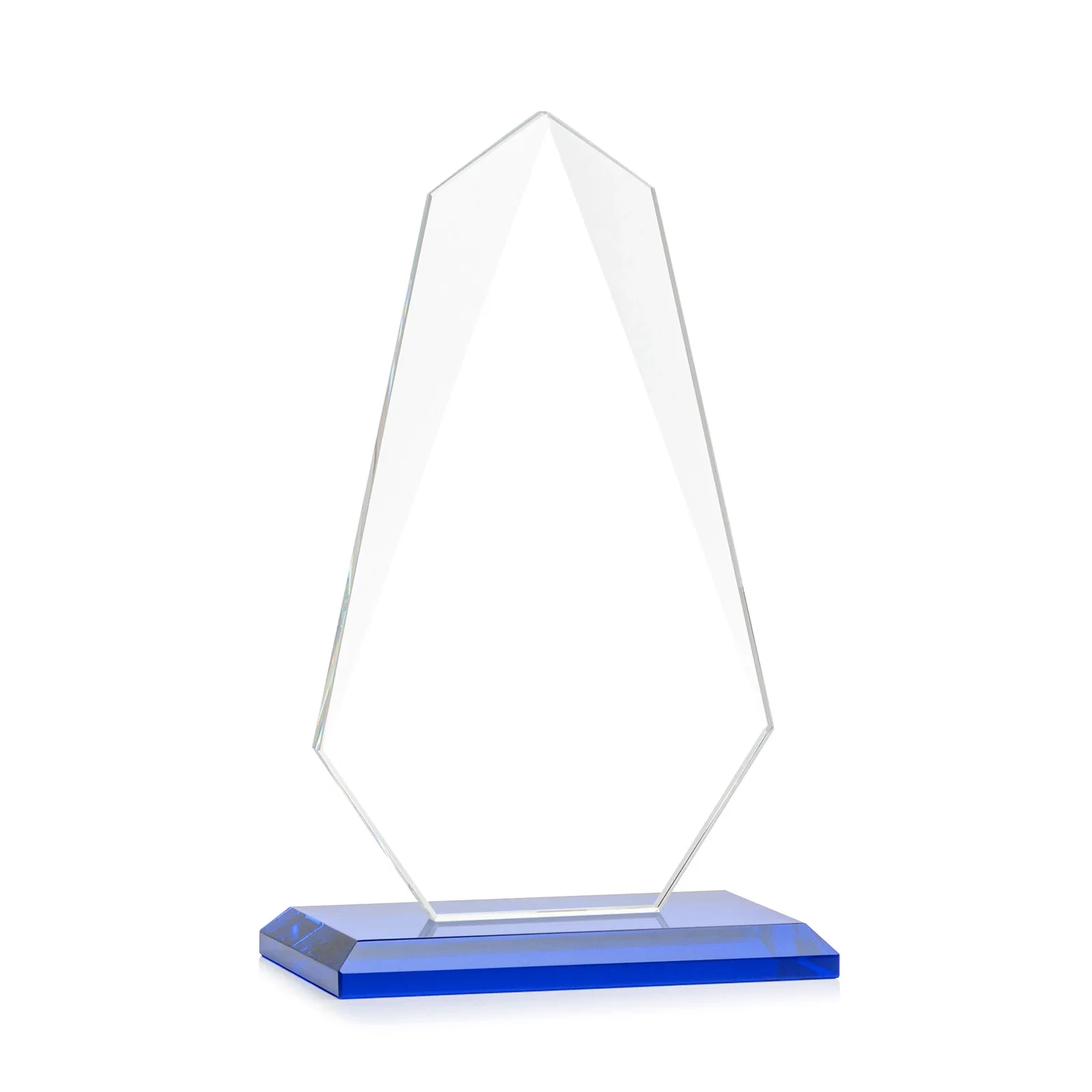 Promotional Jade Glass Award, Bevel Widens at Top, Tapers to the Base, with your logo for graduation ceremonies