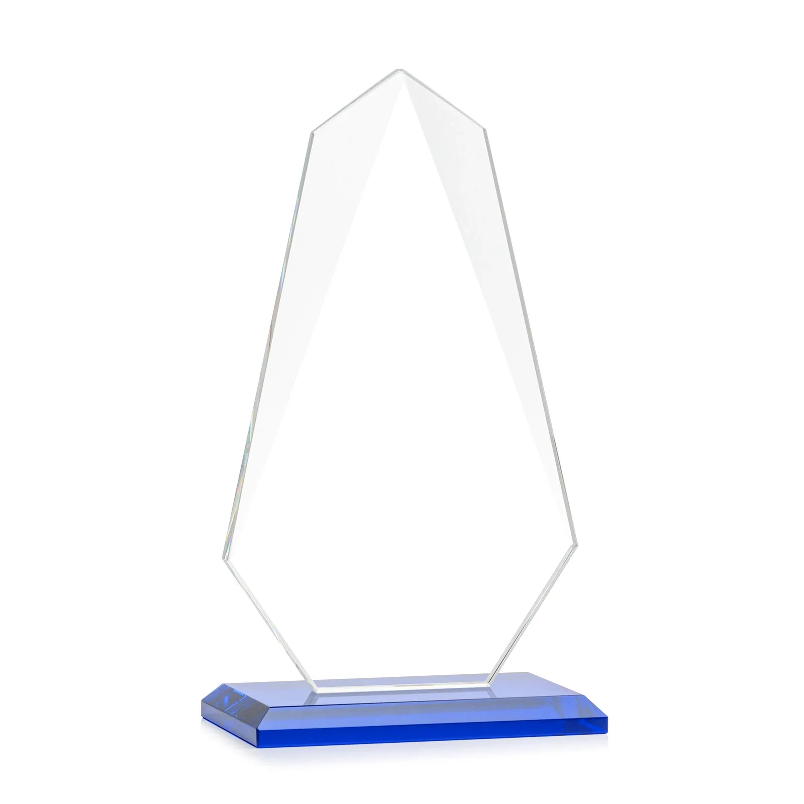 Promotional Jade Glass Award, Bevel Widens at Top, Tapers to the Base, with your logo for safety achievement programs