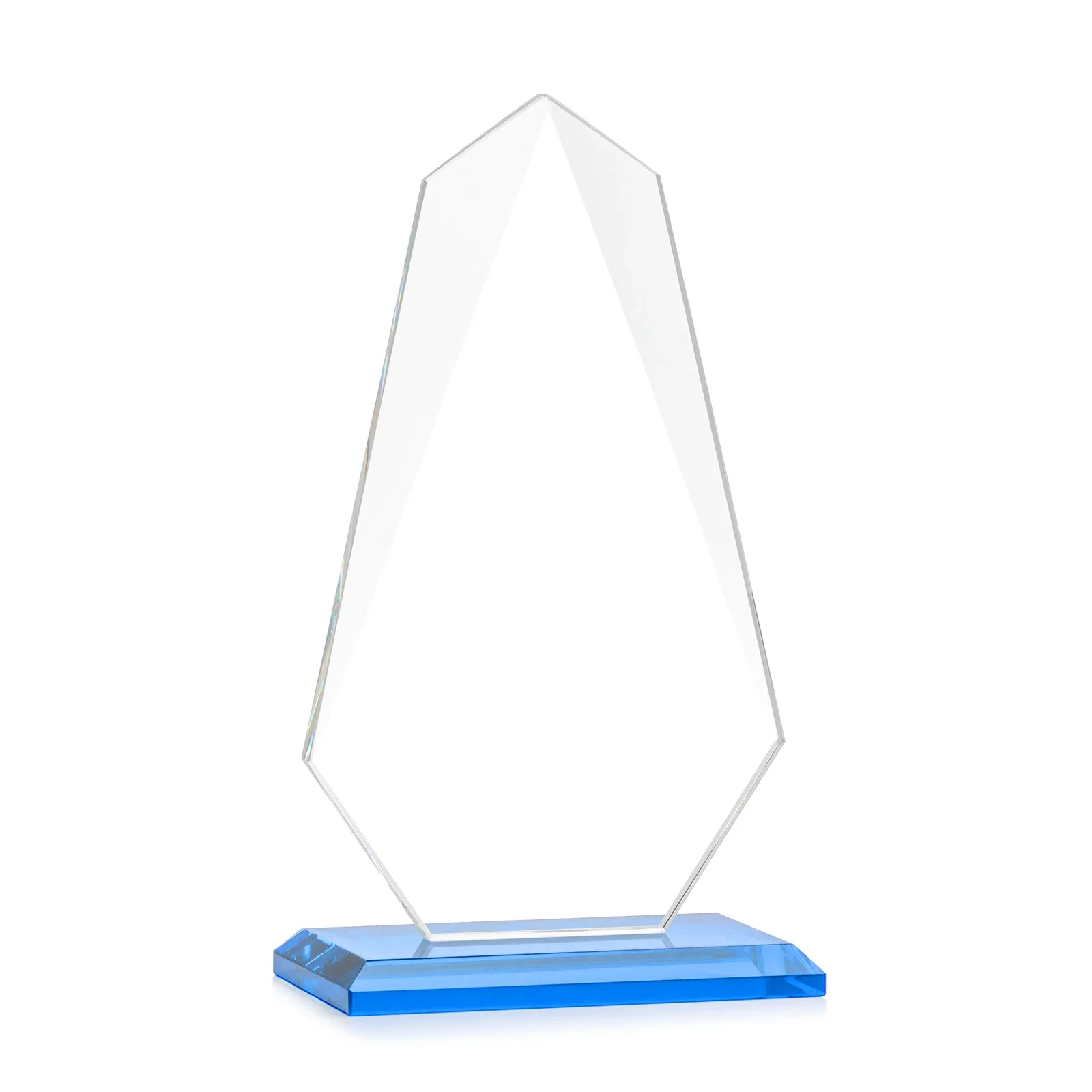 Branded Jade Glass Award, Bevel Widens at Top, Tapers to the Base, with your logo for safety achievement programs