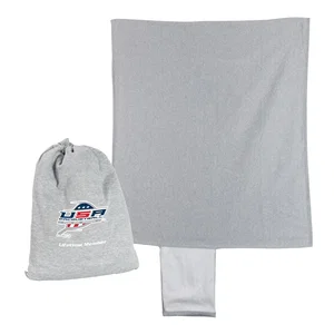 Promotional Jersey Fleece Sling Blanket