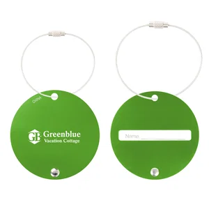Jet Setter Aluminum Luggage Tag