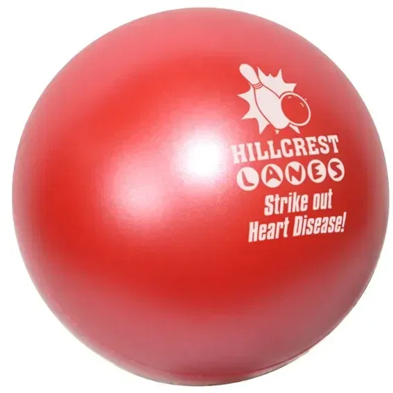 Jewel Satin Finish Stress Ball shimmering surface, branded custom satin squeeze ball