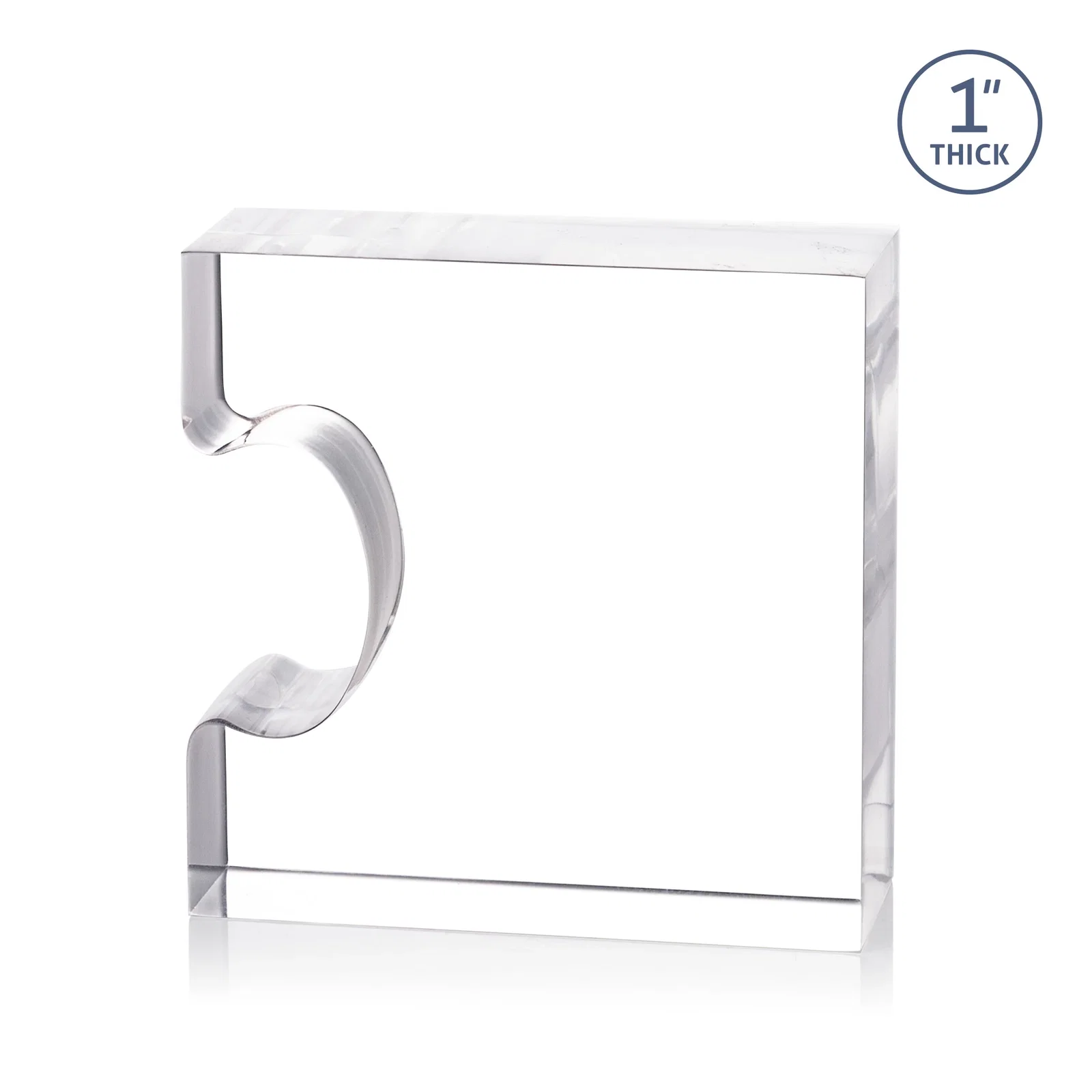 Personalized Acrylic Puzzle-Piece Award With 3.75 x 3-Inch Sections, desk awards for employee recognition