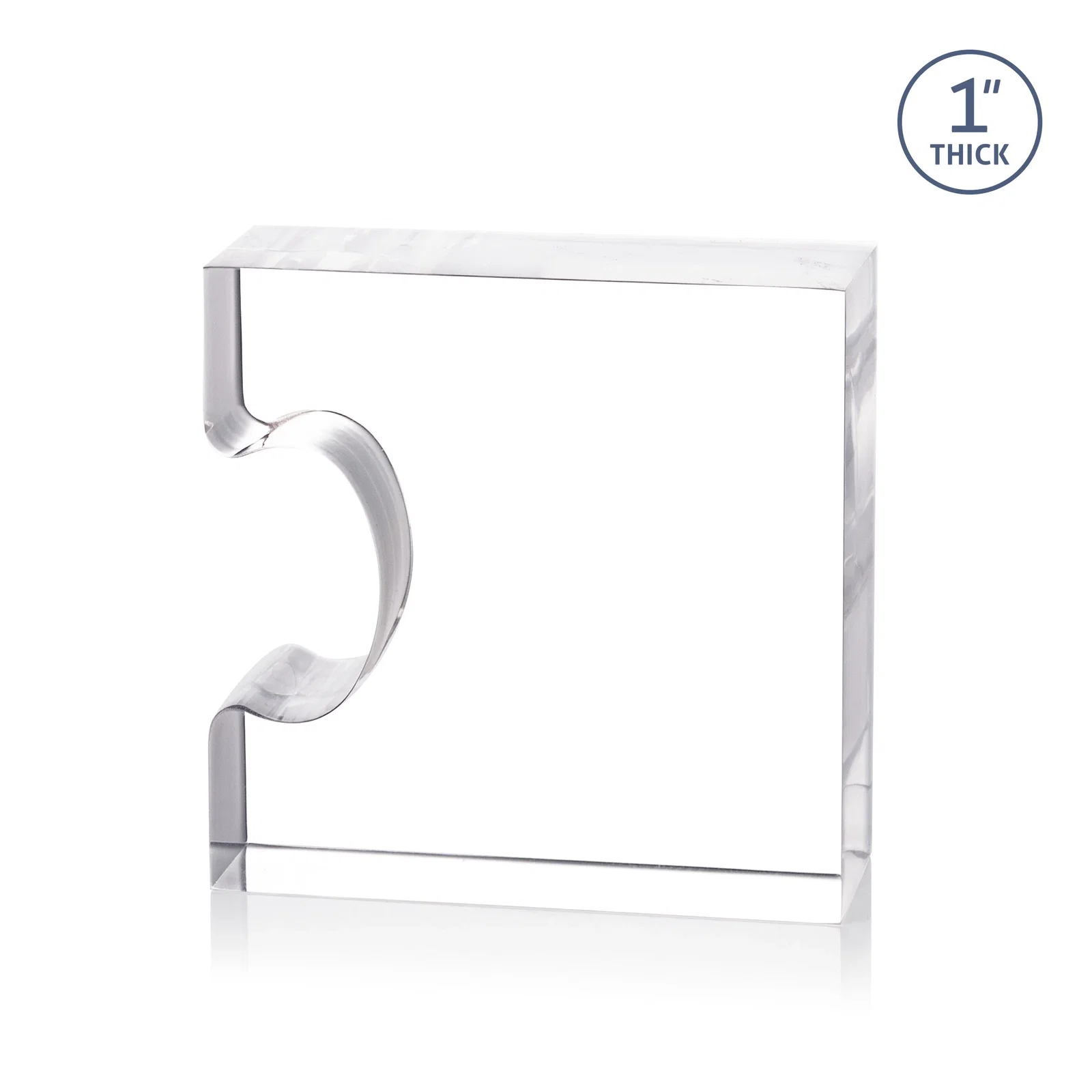Personalized Acrylic Interlocking Puzzle-Piece Award - Jigsaw Small, desk awards for service anniversary gifts