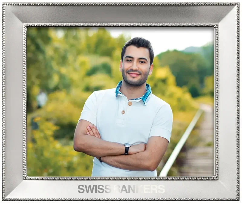 Elegant Custom Silver Photo Frame - Jimena — view 4