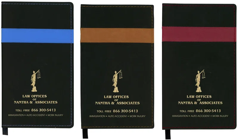 Customizable Joliett"-Two-Tone Vinyl Soft Cover Monthly Planner — view 3