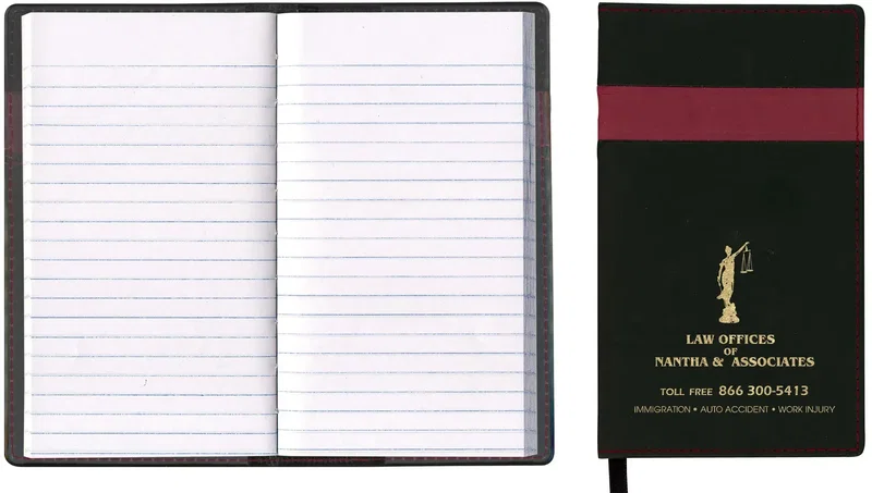 "Personalized Tally Tracker" Vinyl Soft Cover Notebook — view 3