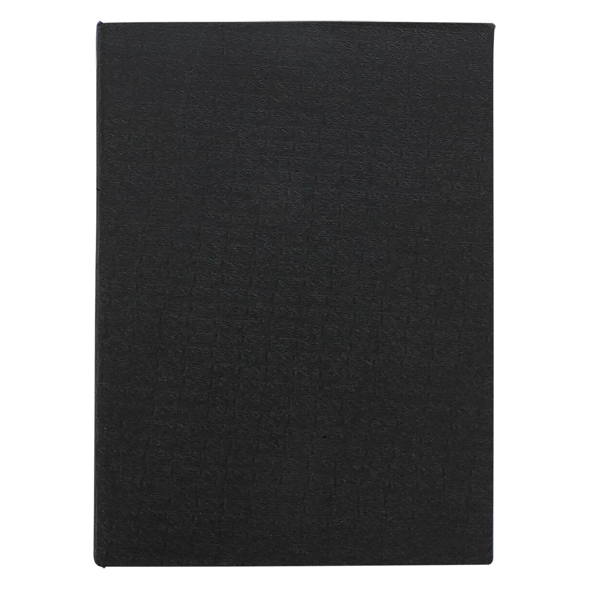 Black cover shown closed from the front