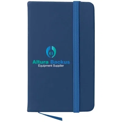 Pocket-size journal notebook shown closed with the cover facing forward