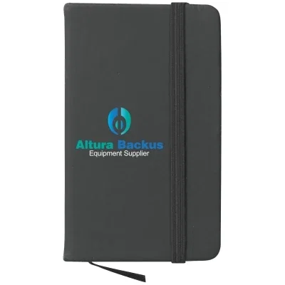 Face of the notebook shown squarely for detail