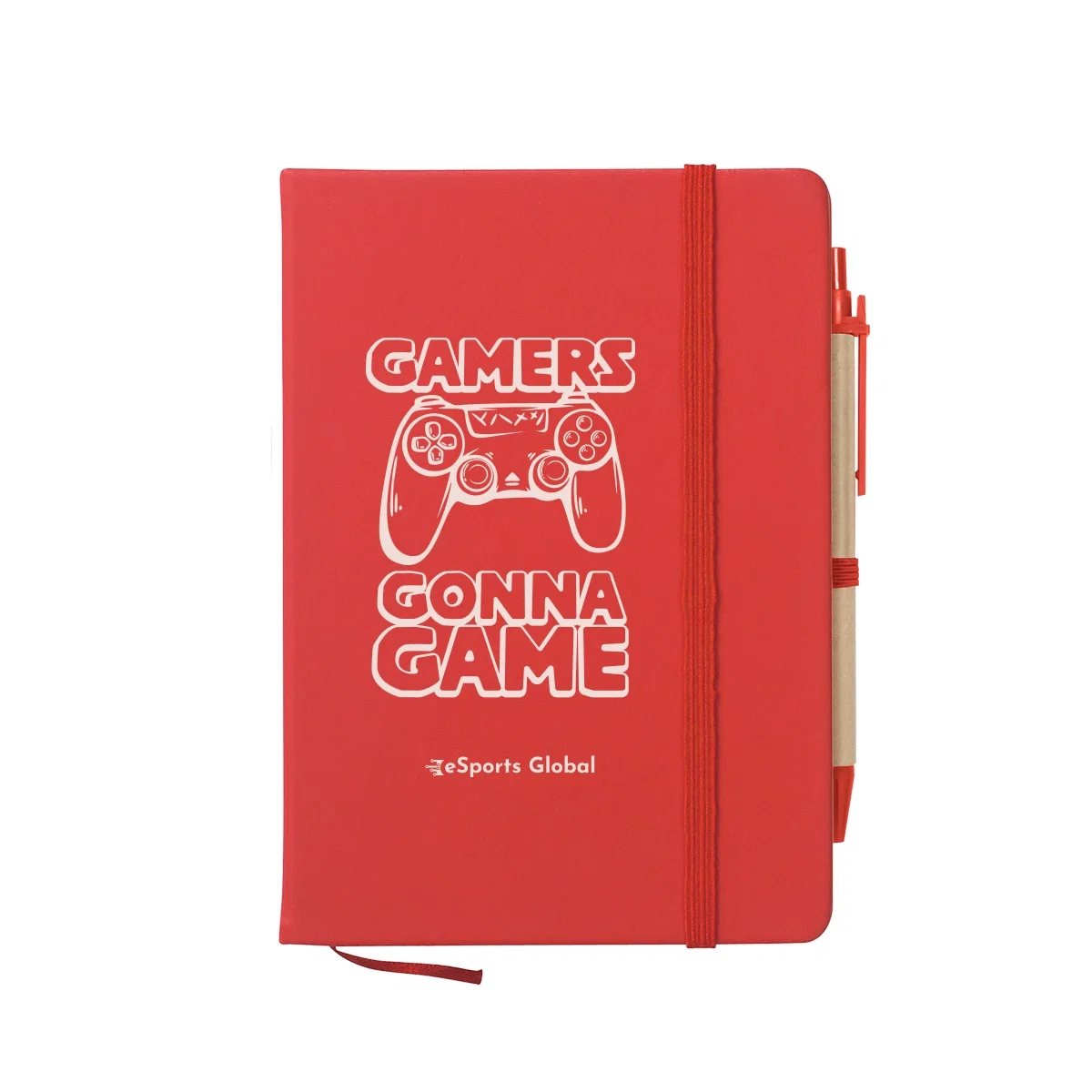 Journal with built in sticky notes and page flags