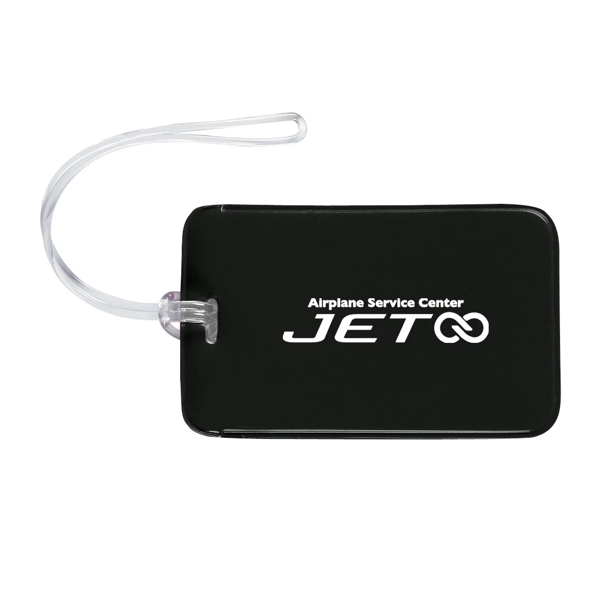 Strap loop at the top of the bag tag