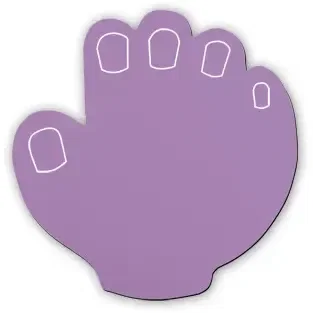 Jumbo Hand Jar Opener. Hand-shaped natural rubber jar opener with textured grip for kitchen use, view 4