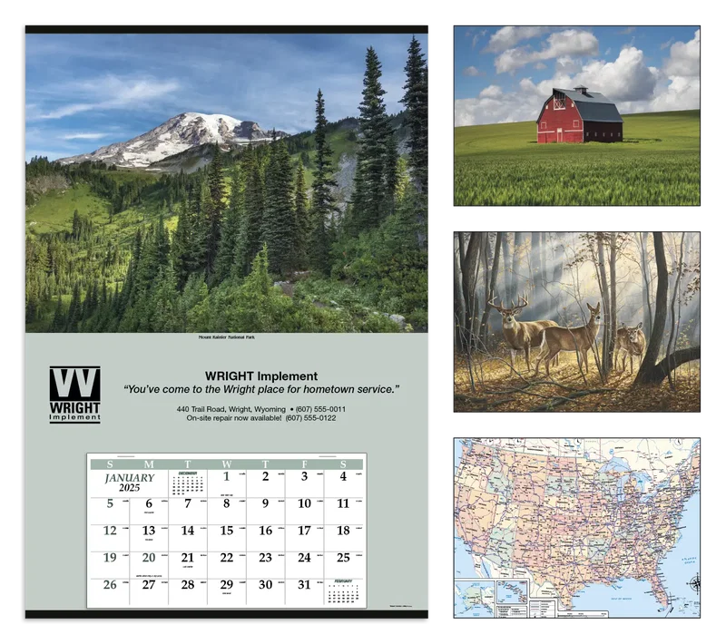 Jumbo Hanger 12 Month Calendar โ view 1
