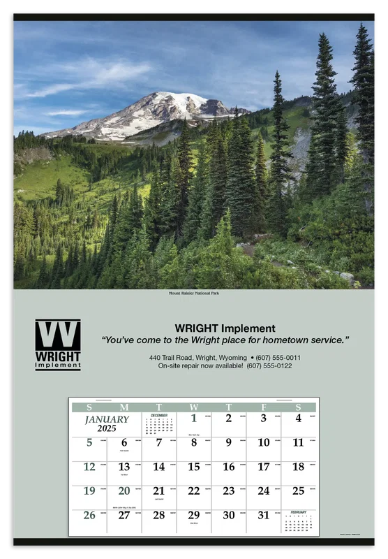 Jumbo Hanger 12 Month Calendar — view 2