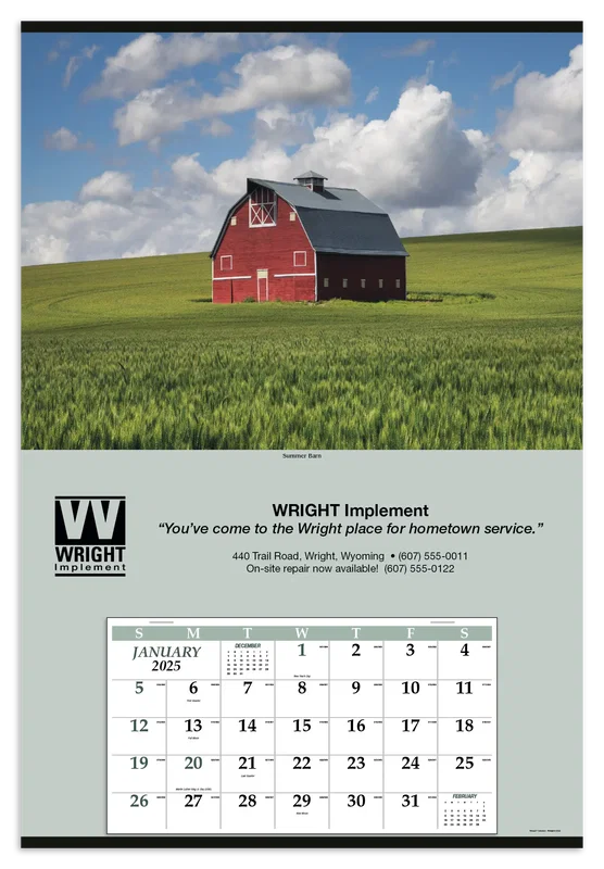 Jumbo Hanger 12 Month Calendar — view 3