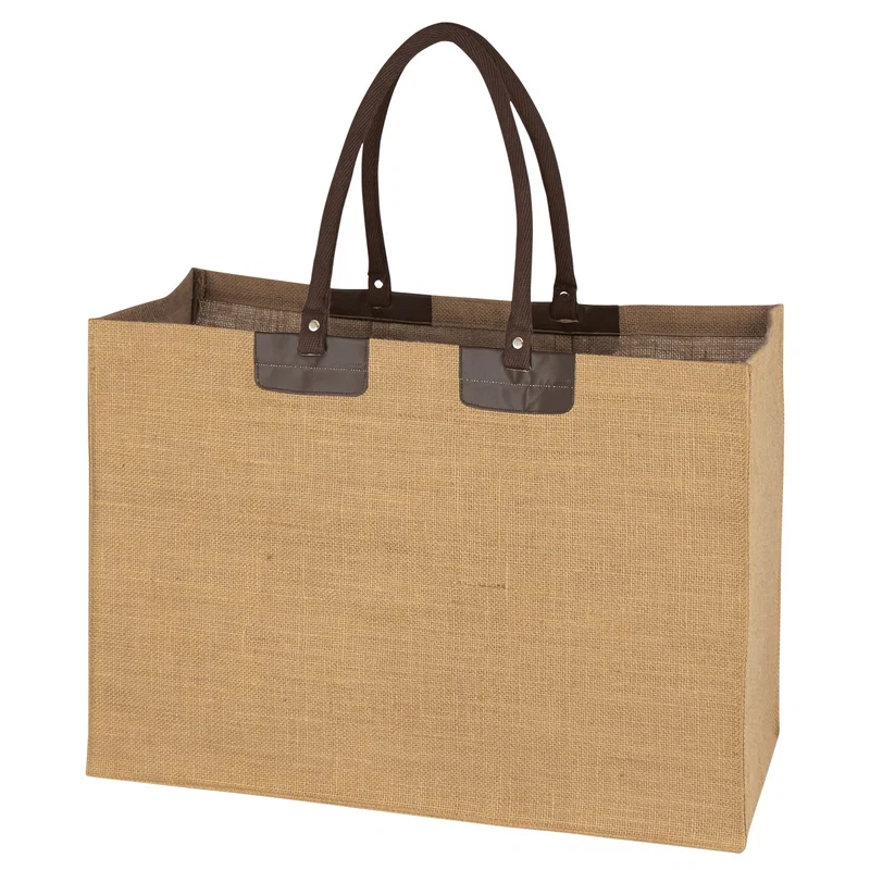 Jumbo Jute Tote Bag — view 4