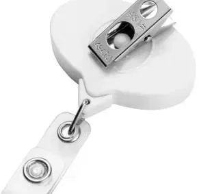 Customized Logo JUMBO Oval Badge Reel with Lanyard Attachment — view 4