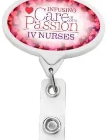 Customized Logo JUMBO Oval Badge Reel with Lanyard Attachment — view 6