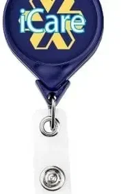 Personalized JUMBO Magnetic Round Badge Reel — view 4