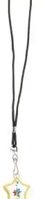 Personalized JUMBO Star Badge Reel with Lanyard Attachment — view 3