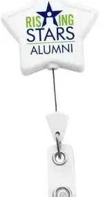 Personalized JUMBO Star Badge Reel with Lanyard Attachment — view 4