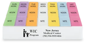 Jumbo Three For Me Medicine Tray