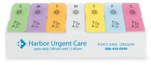 Jumbo Twice-A-Day Pill Tray