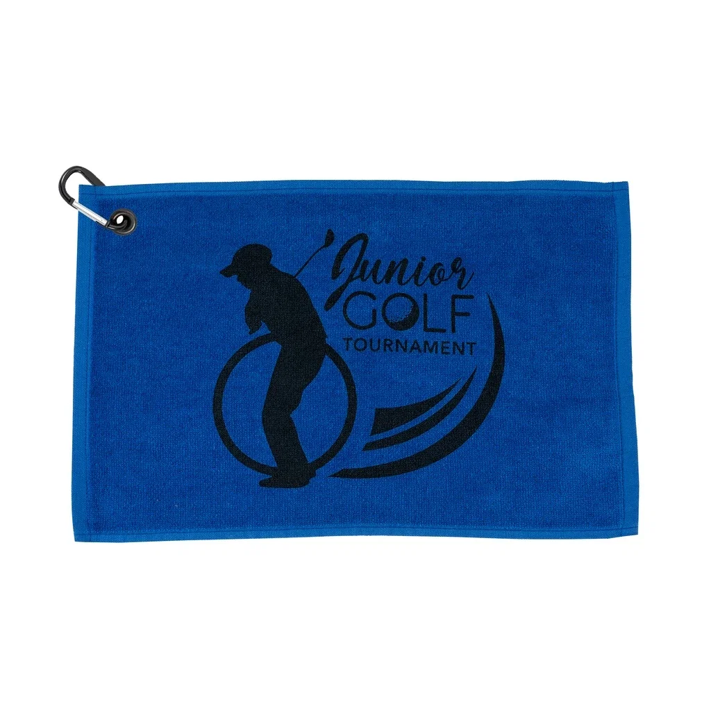 Junior Golf Towel — Royal Blue — view 3