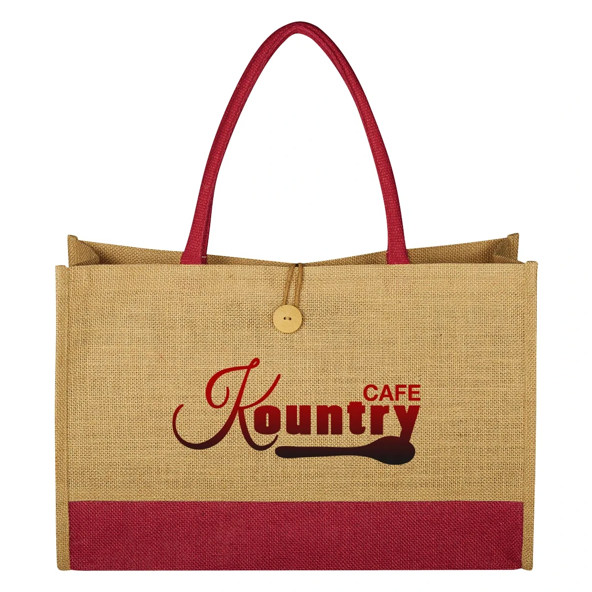 Jute Box Tote Bag — view 4