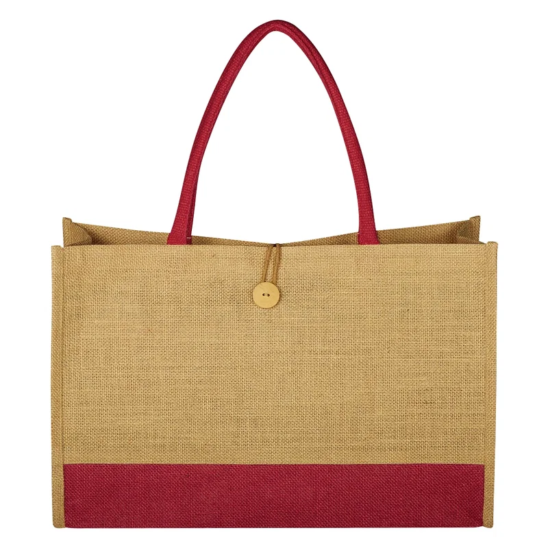 Jute Box Tote Bag — view 5