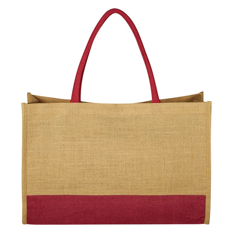Jute Box Tote Bag — view 7