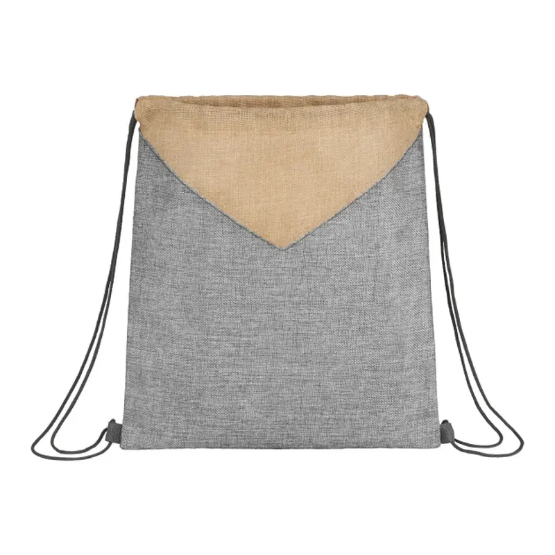 Custom Kai Drawstring Bag - PolyCanvas — view 3