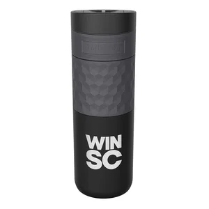 Kambukka Etna Grip 17 Ounce Tumbler, 2.75" x 8.63" Textured Stainless Steel, Full-Color Imprint