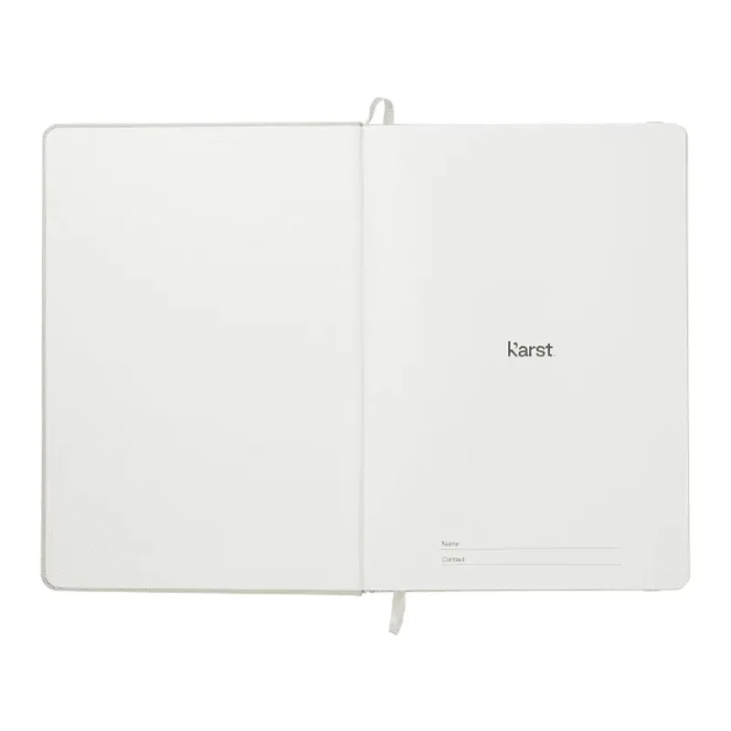 Personalized Karst Stone Bound Notebook - 5.5" x 8.5" — view 10