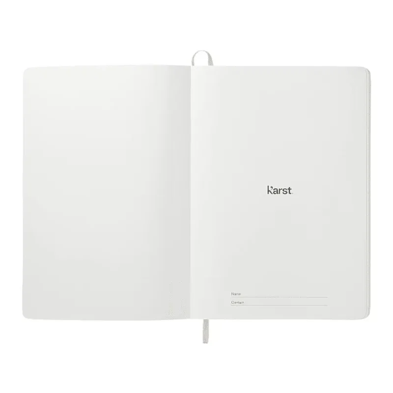 Personalized Karst Stone Soft Bound Notebook - 5.5" x 8.5" — view 3