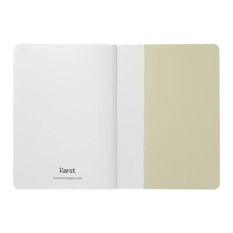 Custom Karst Eco-Friendly Stone Paper Notebook - 4"X6" — view 11