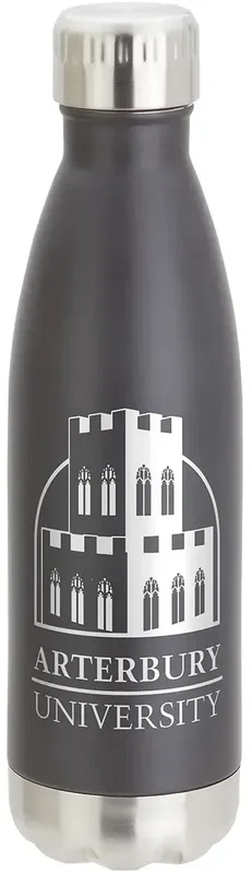 Keep 17 oz insulated bottle, custom logo imprint area detail