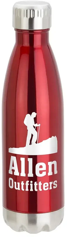 Promotional Keep 17 oz steel water bottle, back view