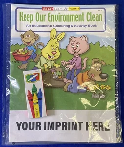 Keep Our Environment Clean Coloring Book