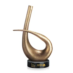 Aluminum Statuette Award on Marble Base - Kendal