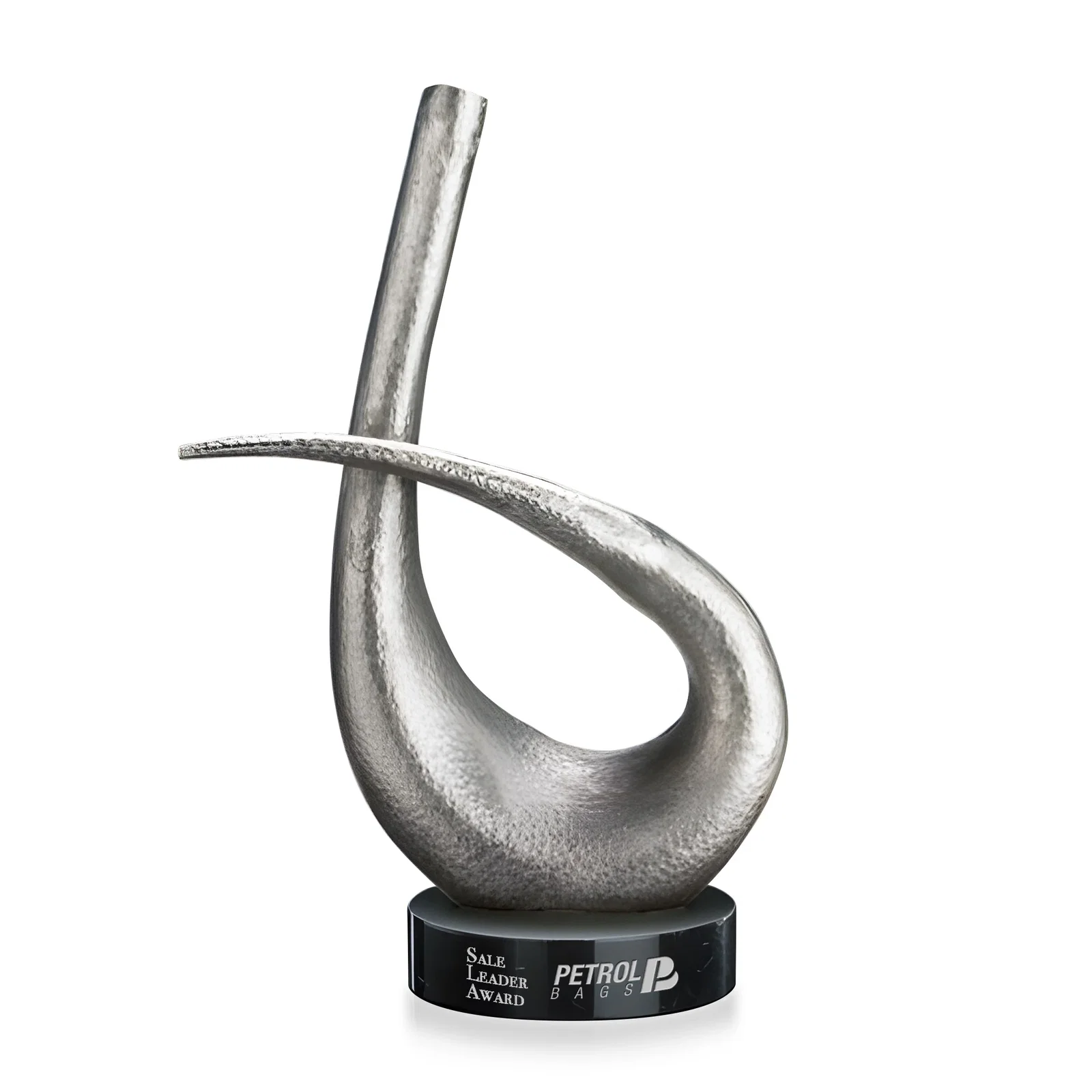Custom Aluminum Statuette Award on Marble Base - Kendal for corporate award ceremonies