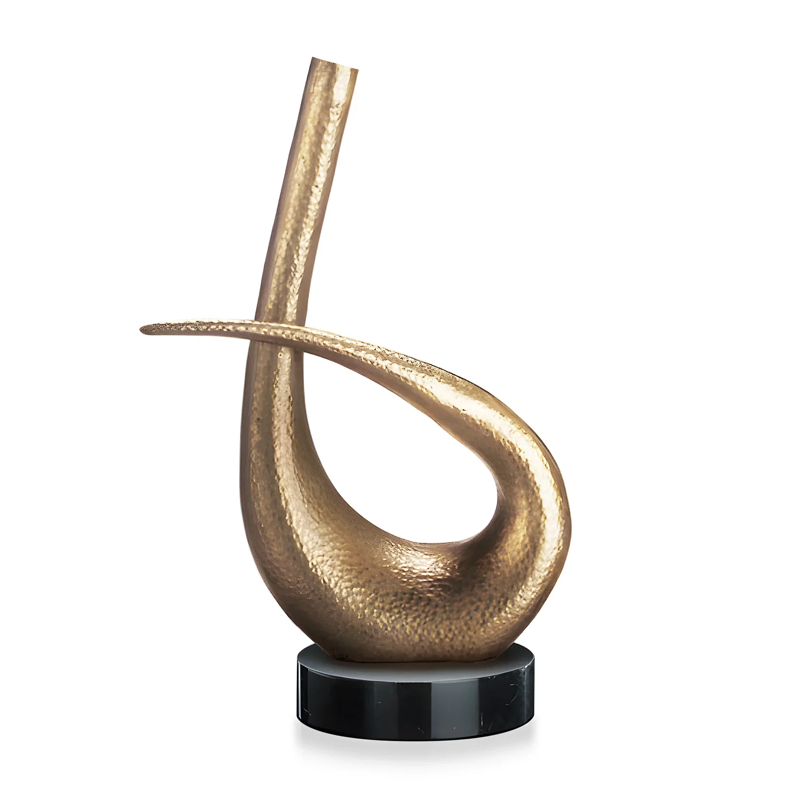 Custom Aluminum Statuette Award on Marble Base - Kendal for service anniversary gifts