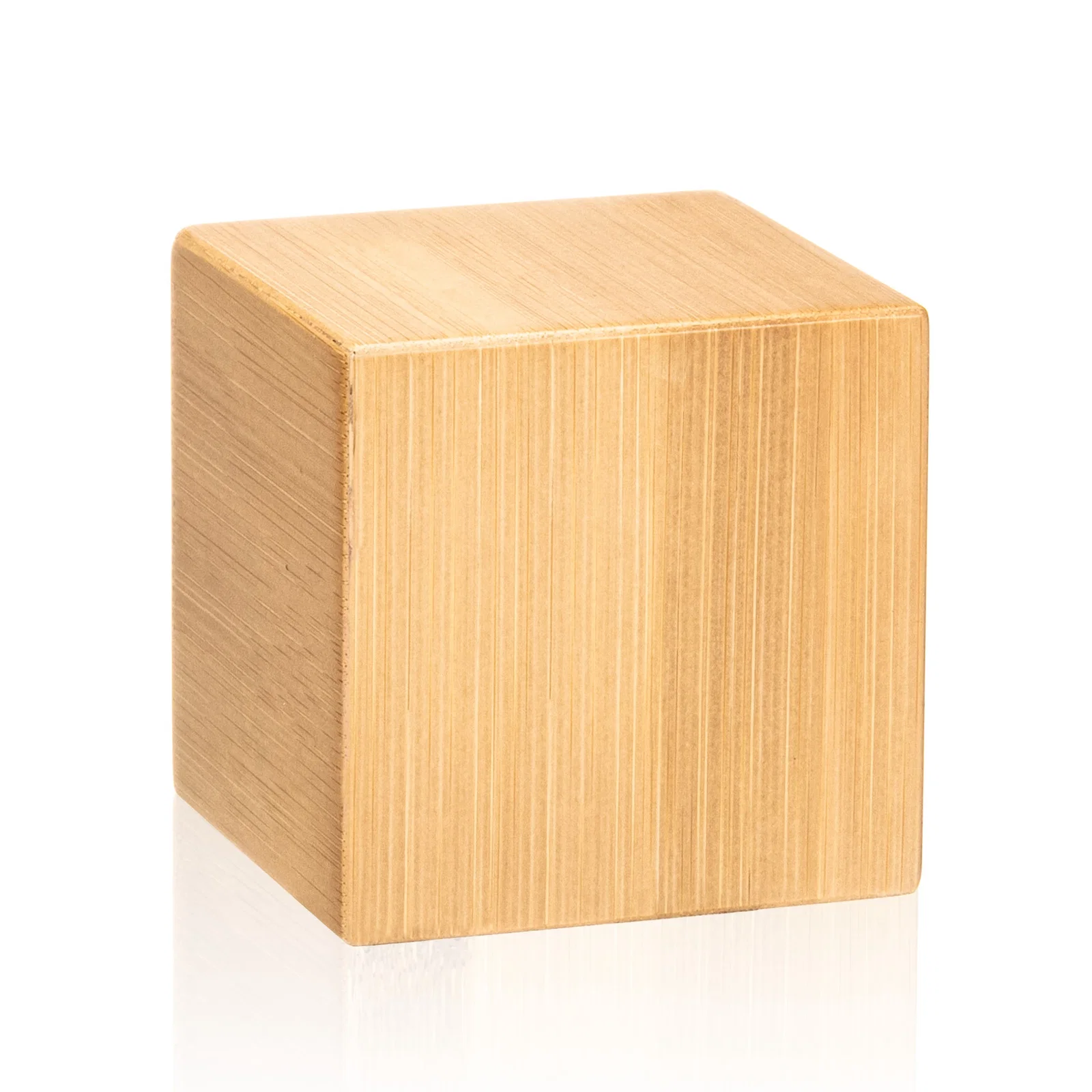 Personalized Bamboo Cube Award, wood awards for corporate award ceremonies
