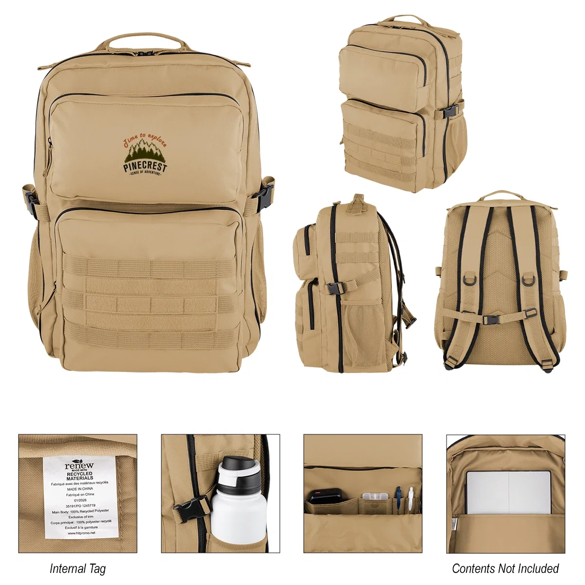 Back panel and adjustable shoulder straps built for all-day carry